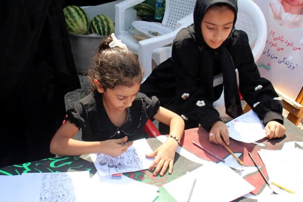 راهپیمایی دلدادگان حسینی در شهرستان سمنان