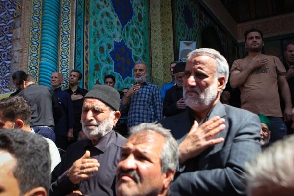 عزاداری رحلت پیامبر(ص) و شهادت امام حسن(ع) در صحن آستان مقدس سلطانعلی(ع) مشهداردهال کاشان