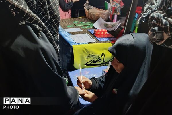 مراسم چهلمین روز شهادت دانش آموزان مدرسه شجره طیبه میناب در پردیس
