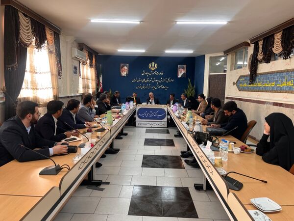 جلسه پیگیری طرح کیفیت بخشی آموزش در شهرستان قدس