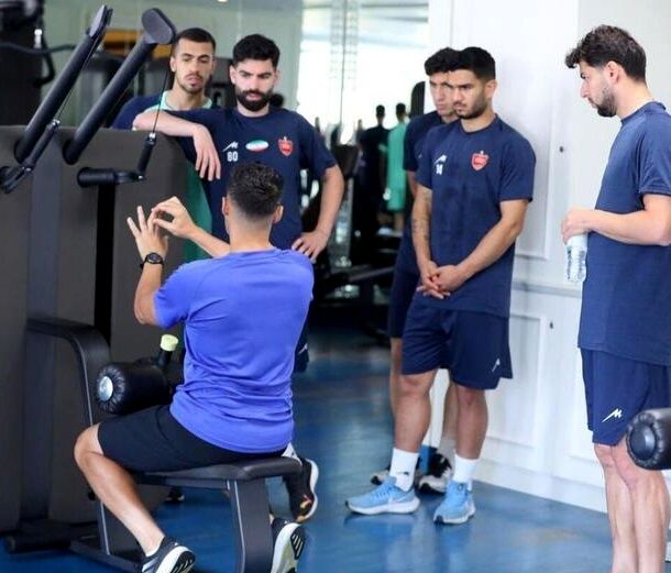 برگزاری آخرین تمرین پرسپولیسی‌ها در دبی