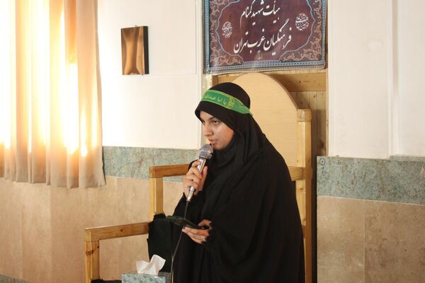 عزاداری باشکوه دانش‌آموزان و مسئولان در سوگ حضرت فاطمه زهرا (س)