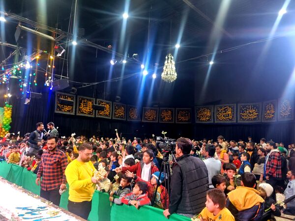 جشن بزرگ نیمه شعبان به همت هیات شباب الرضا در مشهد