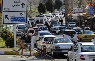 جاده چالوس یکطرفه شد