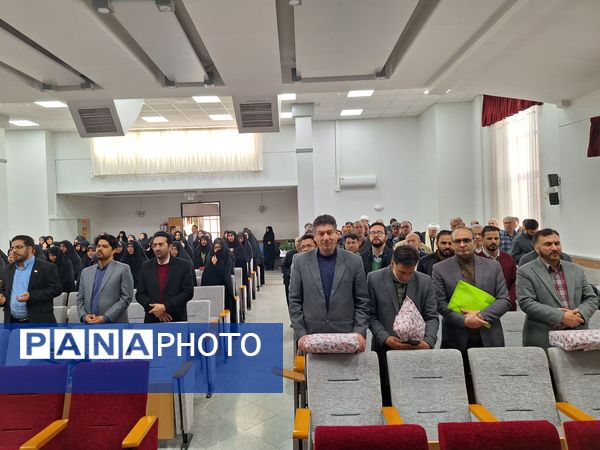 تجلیل از فعالین حوزه پرورشی ناحیه 6 مشهد