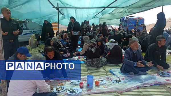 پیاده‌روی هیات روستای زرد تا امام زاده روستای کاستان