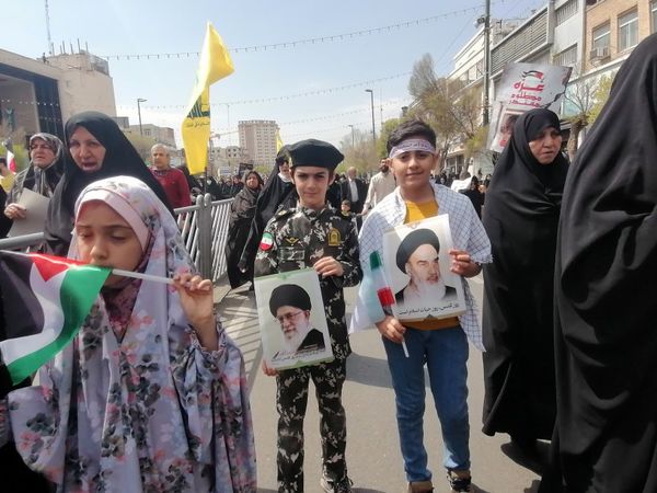 راهپیمایی روز قدس در مشهد مقدس