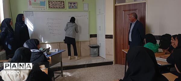بازدید معاون آموزشی آموزش و پرورش خلیل آباد از دبیرستان مادر مهربان نقاب