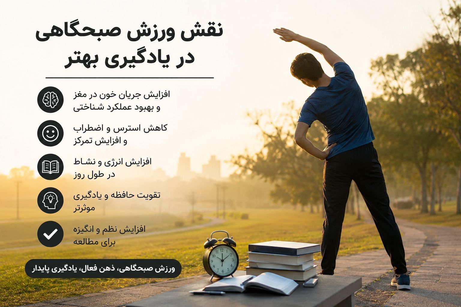 نقش ورزش صبحگاهی در یادگیری بهتر