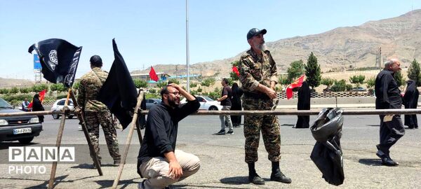انوبان کرج–تهران؛ مسیر حضور زائران در مراسم تشییع