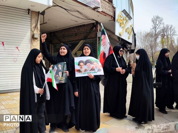 قاب پانا میزبان راهپیمایی روز قدس در شهرستان نیشابور 