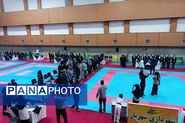 اولین دوره مسابقات قهرمانی کاراته استان تهران در رشته شیتوریو سی فوکان در شهریار