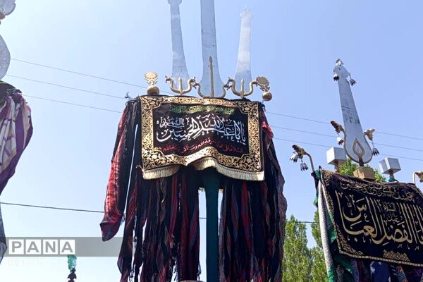 عزاداری باشکوه عزاداران حسینی در شهرآباد با حضور چهار روستا