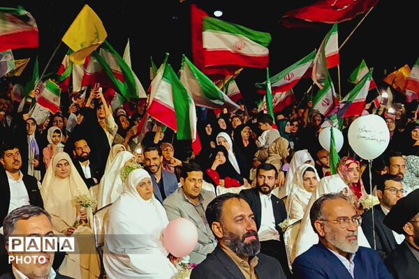 مراسم ازدواج آسان ۴۷ زوج جان فدا در شهرری