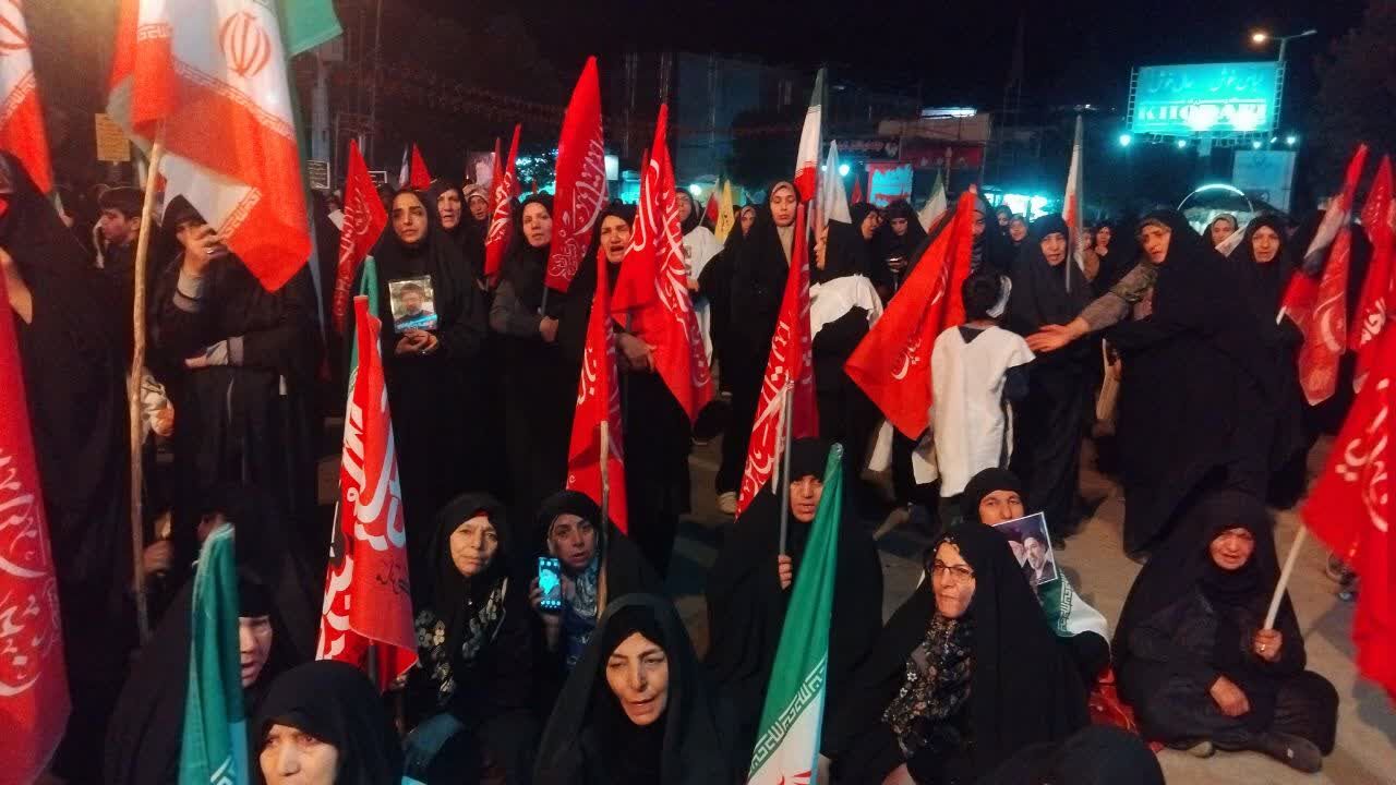 حضور حماسی نورآبادی‌ها در دویست و چهارمین موج بیعت
