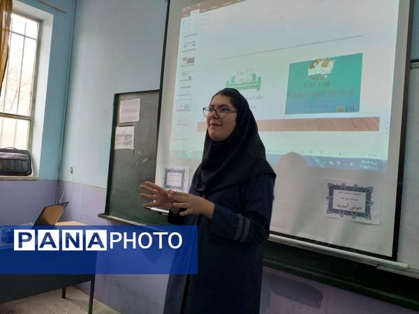 جشنواره همیار معلم در دبیرستان دخترانه شهید همت ملارد