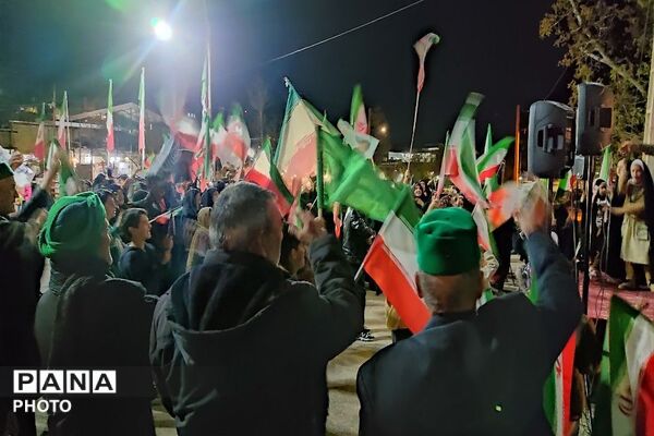 هجدهمین شب از اجتماعات خیابانی در شهر بار نیشابور