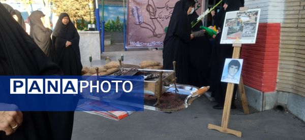 مراسم استقبال از شهدای گمنام در دبیرستان شهید صدوقی ناحیه 2 کرج 