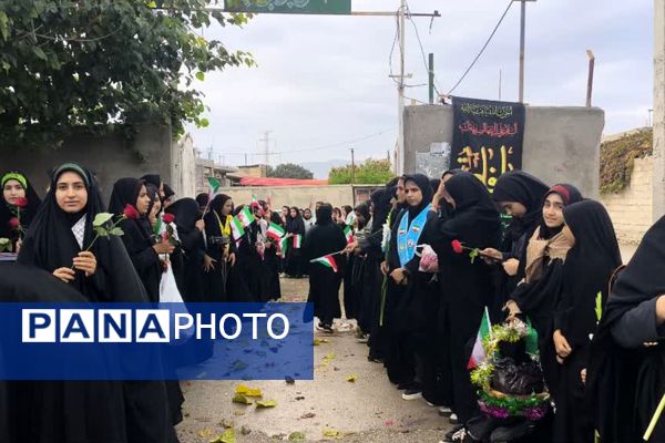 تشییع شهید گمنام در روستای ملا انبار کوهمره نودان 