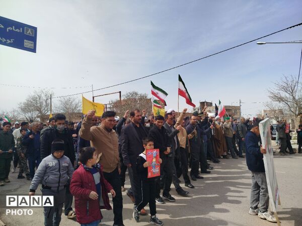 قیام مردم صفی آباد علیه استکبار در روز جهانی قدس