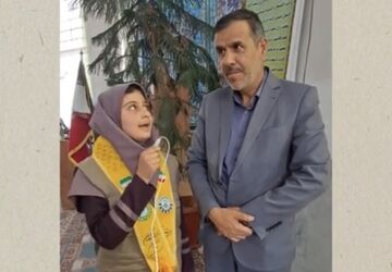 حضور دانش‌آموزان شهرستان سربند در راهپیمایی روز دانش‌آموز