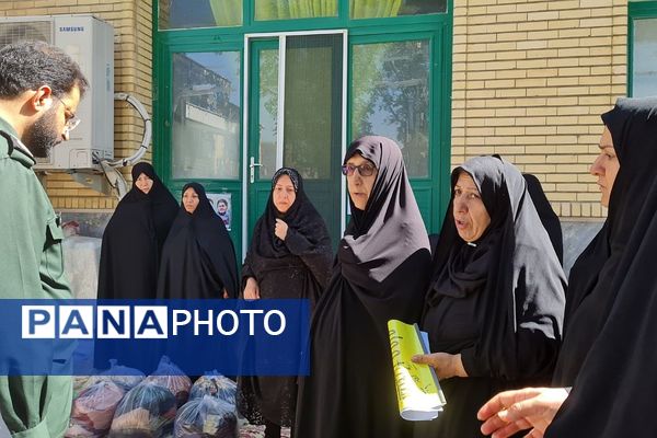 برگزاری رزمایش سراسری بسیجیان در پایگاه مسجد جامع آبسرد