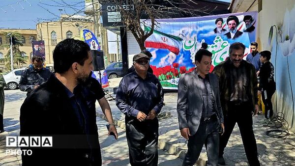 بازدید شهردار و معاونین مشکین دشت از بوستان‌های سطح شهر 