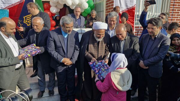 افتتاح اولین آموزشگاه الگوی کشوری شهید ابراهیم هادی روستای طاهر آباد(صالح آباد) شهرستان کلات
