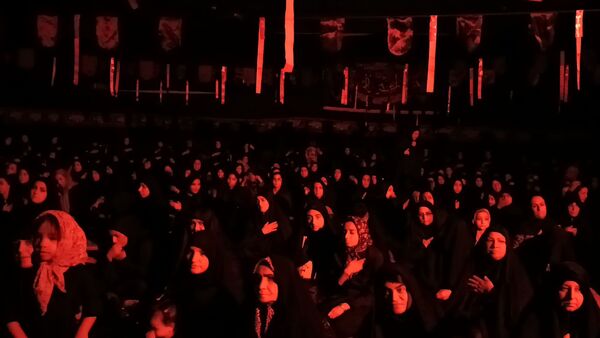 مراسم شب نهم محرم در هیئت فرهنگیان  نیشابور