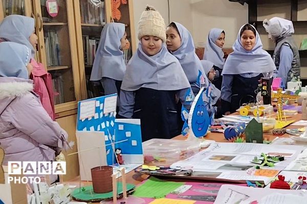 نمایشگاه طرح جابر در دبستان شهید مجید مجیدی ناحیه دو شهرری 