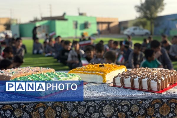 گرامیداشت روز دانش‌آموز در مدرسه روستایی  شهید بهنام محمدی
