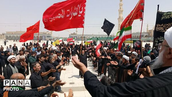 عزاداری سالروز شهادت امام حسن عسگری(ع) در مسجد جمکران