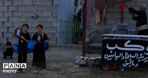 سنگ تمام مواکب عراقی در پذیرایی از  زوار پیاده اربعین حسینی