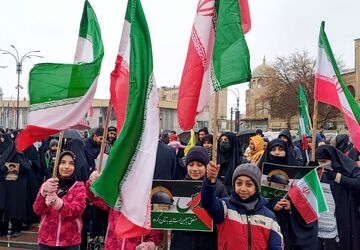 حضور نوجوانان همدان  در روز جهانی قدس