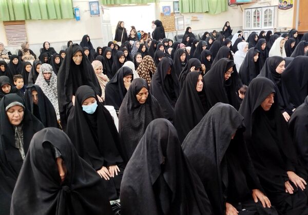 مراسم عاشورای حسینی در مسجد شهدای گمنام نیشابور 