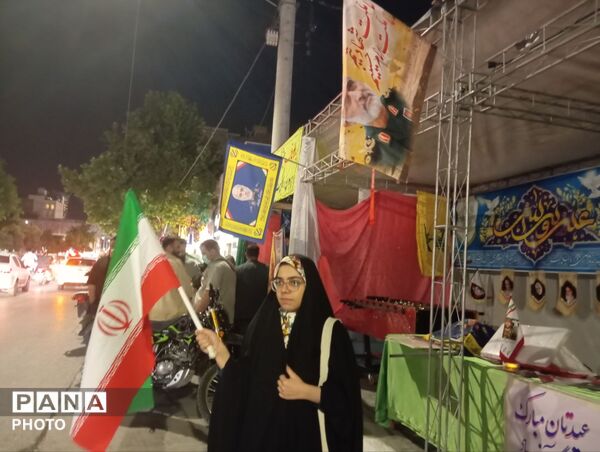  مراسم عید غدیر و سالروز رحلت امام خمینی (ره)با همکاری آموزش و پرورش ناحیه شش  