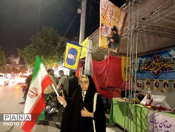  مراسم عید غدیر و سالروز رحلت امام خمینی (ره)با همکاری آموزش و پرورش ناحیه شش  