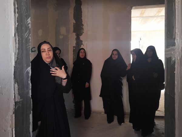 بازدید انجمن اولیا و مربیان دبستان پورشهریاری از پروژه درحال ساخت مدرسه اولیاء ناحیه ۷ مشهد