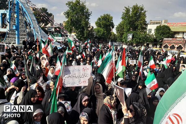 اجتماع سراسری «اقتدار ایران سرافراز» جان فدایان امام رضایی شهرستان ورامین