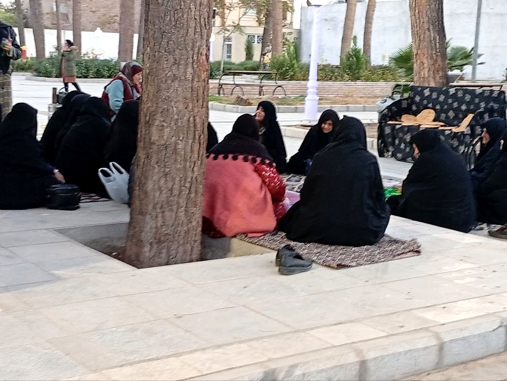 برگزاری ختم صلوات در پارک بانوان قائم شهرستان کاشمر