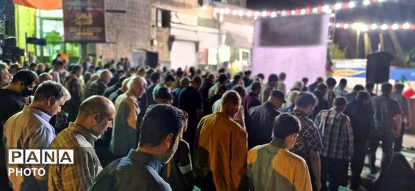مراسم پر اقتدار انقلابی به همراه نماز استغاثه