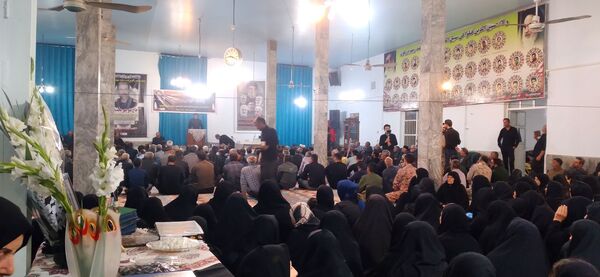 وداع با پیکر جانباز شهید حاج منوچهر بخشنده