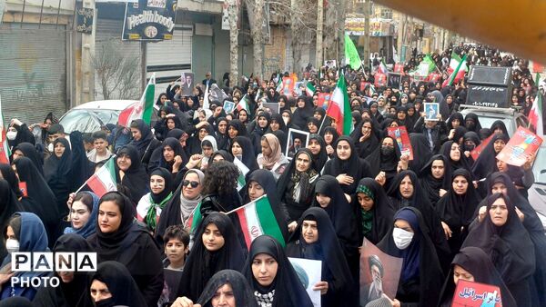 راهپیمایی پرشور کوهدشت در روز جهانی قدس 