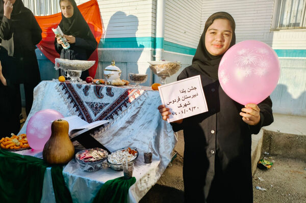 جشن یلدا در دبیرستان فردوس شهرک