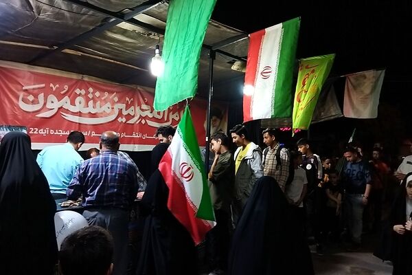 موکب پارک دانشجو در شصت و هفتمین شب از اجتماعات مردمی نیشابور 