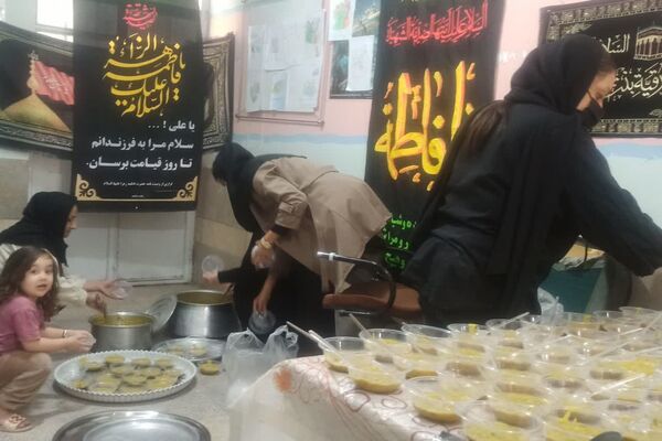 ادای نذر در ایام فاطمیه 