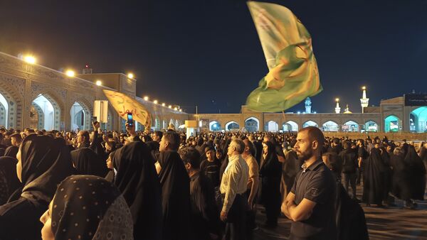 مراسم عزاداری شهادت امام رضا(ع) و شام غریبان در حرم مطهر رضوی 