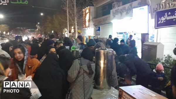 گذری بر موکب مردمی شهید مصطفی صدر زاده در دومین شب قدر 