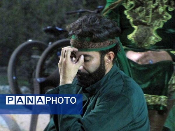 تعزیه خوانی در شهرک شهید بهشتی منطقه ۱۴ تهران در شب‌های محرم