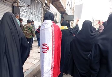 روایت حضور دانش‌آموزان کرجی از راهپیمایی ۲۲بهمن 